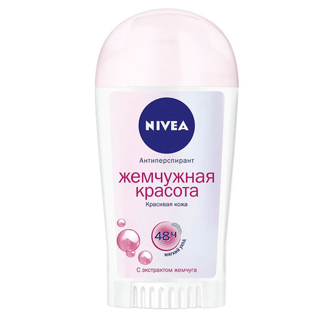 Nivea antiperspirant tanasi uchun tayoq" Marvarid go'zalligi "brendi" Nivea " 40 ml УТ-00004785