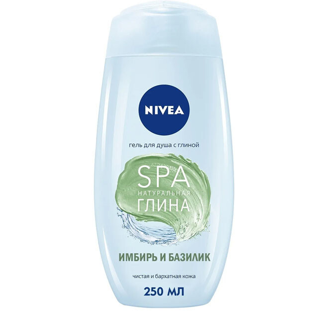 Nivea Гель для душа с глиной "SPA натуральная глина. Имбирь и базилик"250 ml УТ-00004772