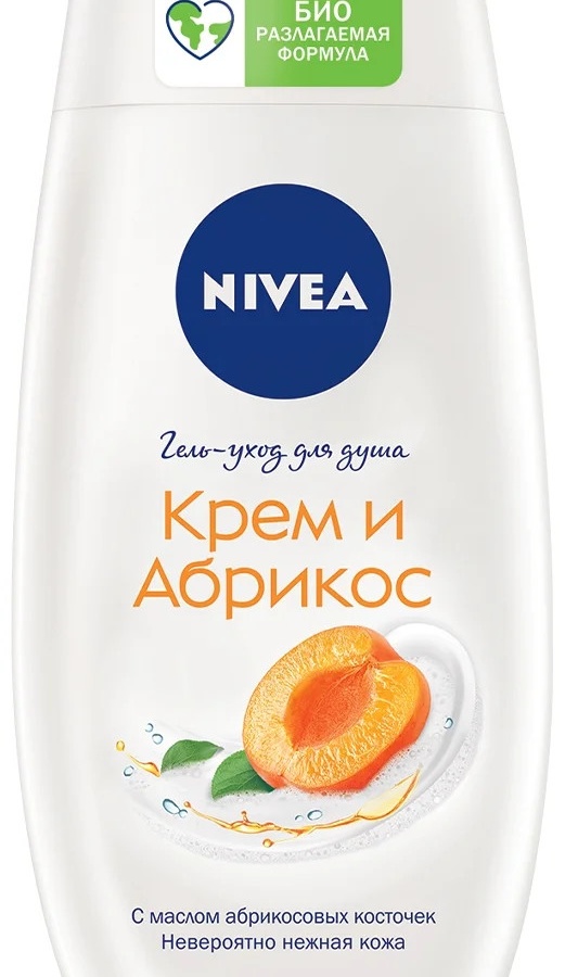 Nivea Гель-уход для душа "Крем и Абрикос" марки "Nivea" 250 ml УТ-00006698