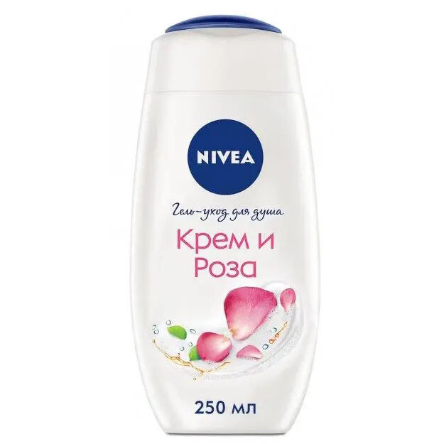 Nivea gel-dush uchun parvarish qilish" rosa kremi "brendi" Nivea " 250 ml УТ-00004780