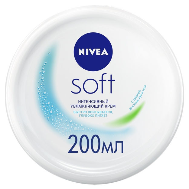 NIVEA kuchli nemlendirici "Soft" 200ml / NIVEA Nivea Soft 200ml УТ-00003302