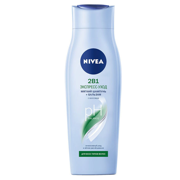 Nivea yumshoq shampun +balzam 2 in 1" tezkor parvarish " 250ml  УТ-00003293