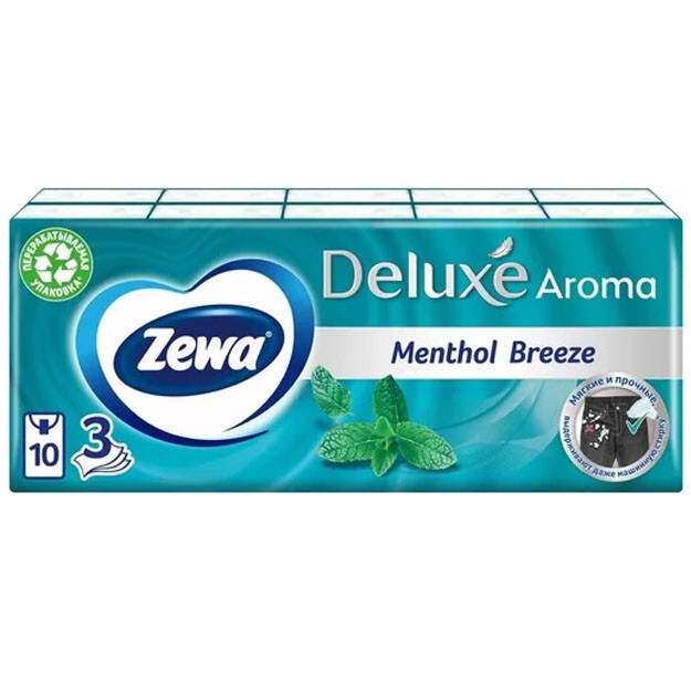 Zewa mentol 10x10 ro'molcha  УТ-00004818