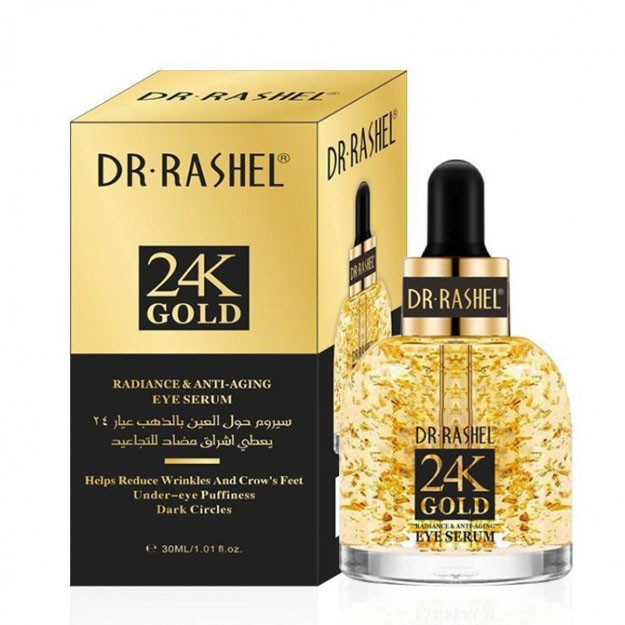 Ko'z atrofidagi tozalovchi sarum qarishga qarshi 24K oltin 1-30ml-Art.№DRL-1480 УТ-00005484