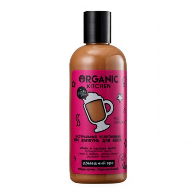 Organik oshxona / uy qurilishi SPA / ho'kiz shampuni."Bio. To'g'ri.sızdırmazlık. Issiq shokolad", 270 ml УТ-00004106