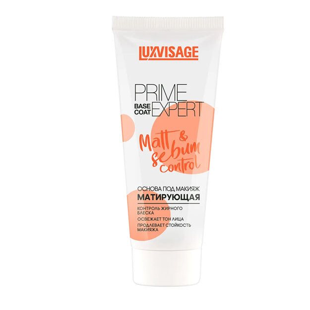Luxvisage PRIME EXPERT Matt & sebum control mat bo'yanish uchun asos.shaftoli ohanglari.35ml / LUXVISAGE / 4 / M  УТ-00000529