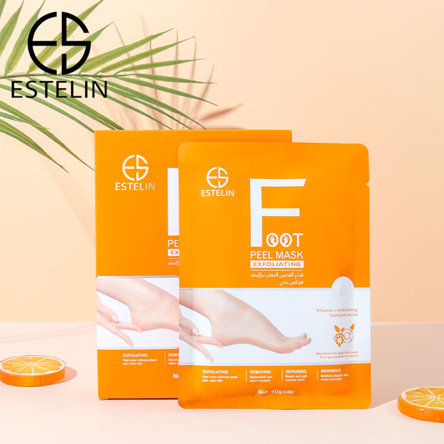 Отшелушивающая маска-пилинг для ног витамин С./Vitamin C foot peel mask, ES0058, 40гр*2пары УТ-00005482