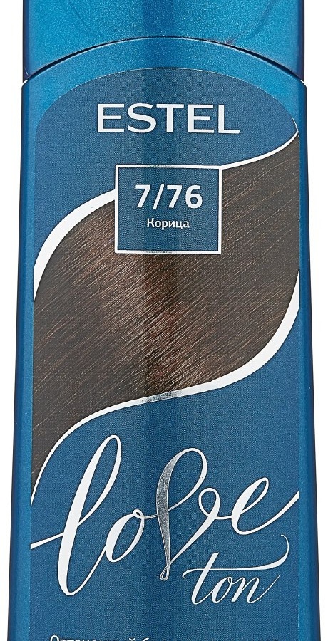 Rangli sochlar uchun balzam sevgi tonna 7/76 darchin LT7 / 76  УТ-00004121