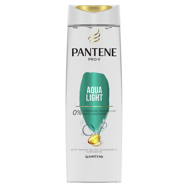 PANTENE Light Shampoo AquaLight for fine/greasy hair 400 ml  УТ-00004956