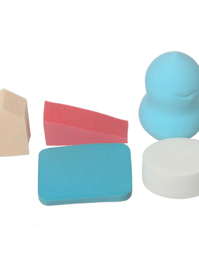 PAORA professional make up sponge dry and powder puff (спонж асортимент внутри 5 штук) УТ-00006717