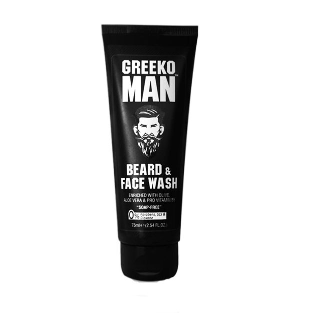 Soqol va yuz yuvish uchun ko‘p Greeko Man Beard va yuz yuvish 75 ml