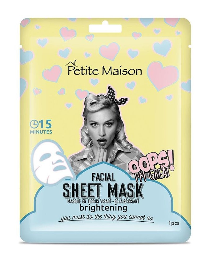PETITE MAISON FACIAL SHEET MASK 25ML BRIGHTENING   УТ-00002957