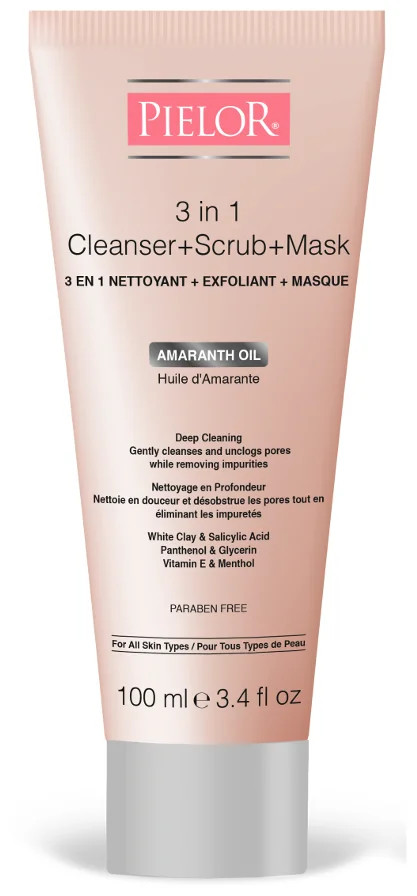 PIELOR 3 IN 1 CLEANSER+SCRUB+MASK 100 ML  УТ-00002856