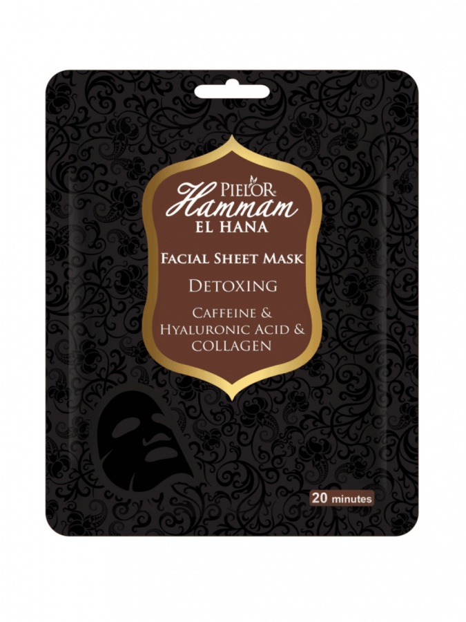 Matoli yuz niqobi Pielor Hammam el Hana Facial sheet mask DETOXING 25 ml UT-00002797