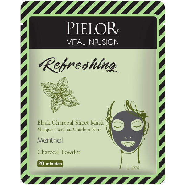 PIELOR VITAL INFUSION BLACK CHARCOAL FACIAL SHEET MASK 25ML MIX BOX УТ-00002876