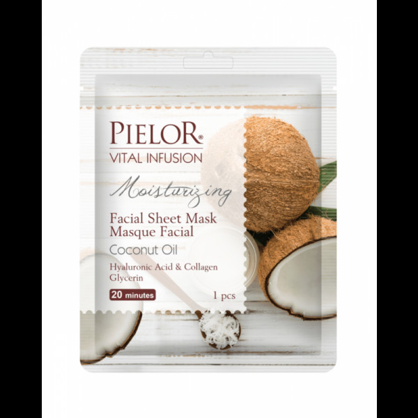 PIELOR VITAL INFUSION FACIAL SHEET MASK 25ML MOISTURIZING УТ-00002877