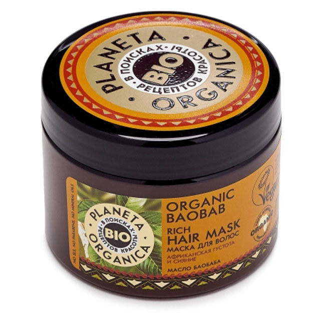 Planeta Organica / Organic baobab / soch niqobi qalin, 300 ml.  УТ-00004096