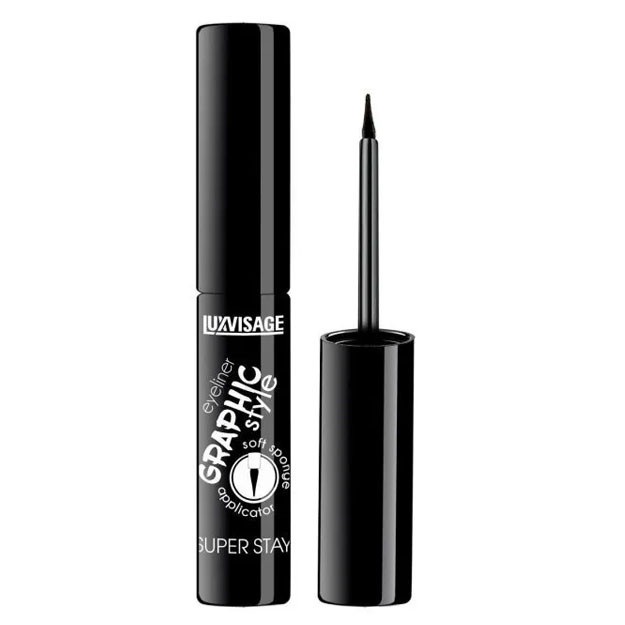GRAPHIC style SUPER STAY eyeliner qora, 4G LUXVISAGE / 6 / M  УТ-00000535