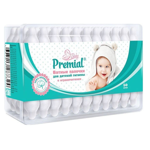 1/50/24 cheklovli bolalar gigienasi uchun premium paxta chig'anoqlari УТ-00005783