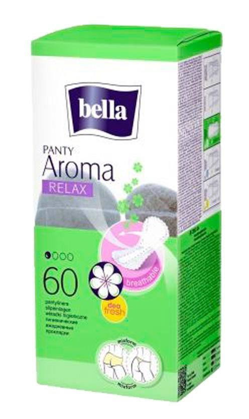 Прокладки жен.впит.многослойные с фикс.клеевым слоем "Bella Panty AROMA Relax" 60 шт в к/уп. УТ-00006738