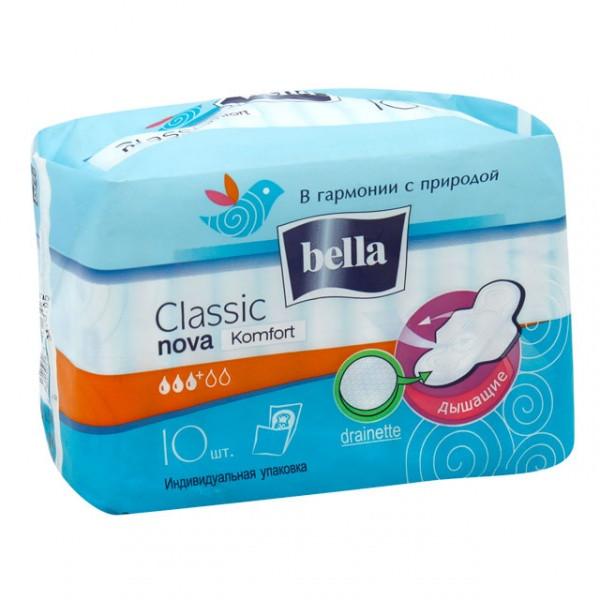 "Bella CLASSIC Nova Comfort" singdiruvchi temir-beton qistirmalari 10 dona polyesterda.up.  УТ-00003818