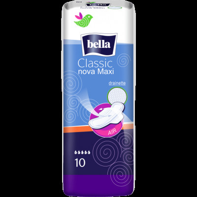 "BELLA CLASSIC NOVA MAXI" singdiruvchi temir-beton qistirmalari 10 dona polyesterda.up. УТ-00003809