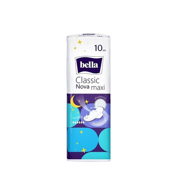 Прокладки ж/г впитывающие "Bella NORMAL MAXI" 10 в полиэтиленовой упаковке УТ-00005000