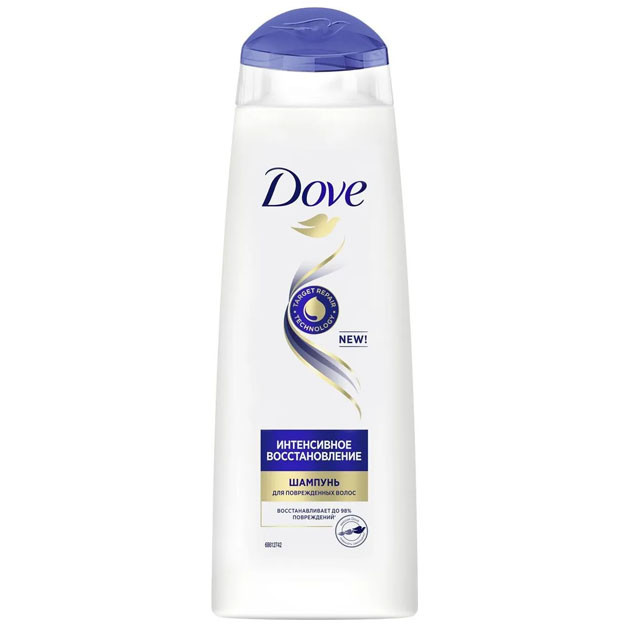 DOVE sh INTENSE REPAIR dm soch shampuni (intensiv va o'tirish) 250 ml. УТ-00004568