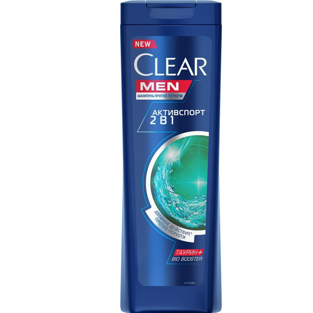 Soch shampunlari erkaklar uchun faol SPORT 2-in-1 ( faol Sport 2 B1) 12x200 uchun toza anti DANDRUFF shampuni УТ-00004574