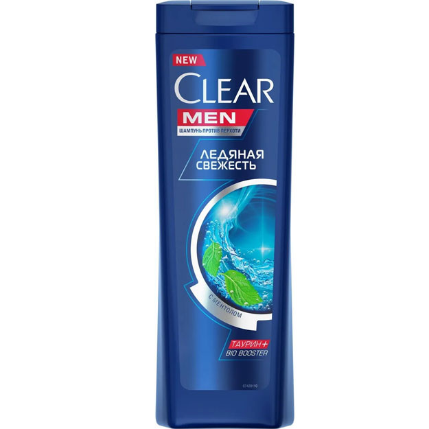 Soch uchun shampunlar Clear MEN CRT SHMP muz salqin (Clear M muz mentli tazelik) 200 ml  УТ-00004575