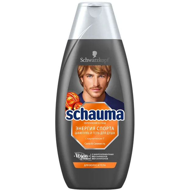 Schauma shampun 380ml Sport energiyasi  УТ-00004856