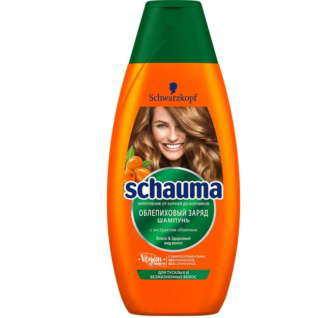 Schauma shampun 380 ml dengiz itshumurt zaryadi  УТ-00004852