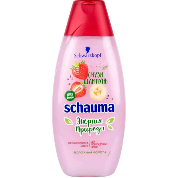 Schauma shampun 400ml Smoothie qulupnay va banan  УТ-00004858