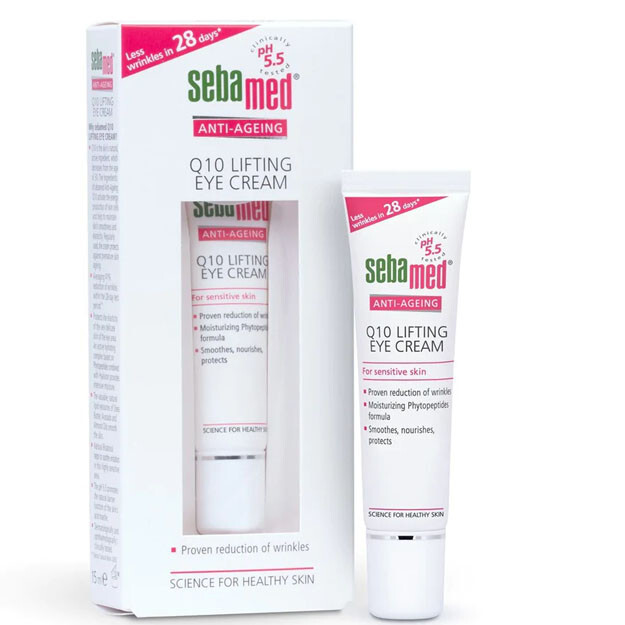 Sebamed qarishga qarshi ko'taruvchi ko'z kremi 15 ml (Q10 bilan qarishga qarshi ko'z kremi)  УТ-00005523