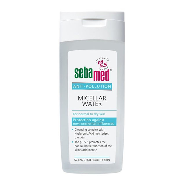 Sebamed anti-POLLUTION micelar water normal to dry skin 200 ml (oddiy va quruq teri uchun Misel suvi) УТ-00005533
