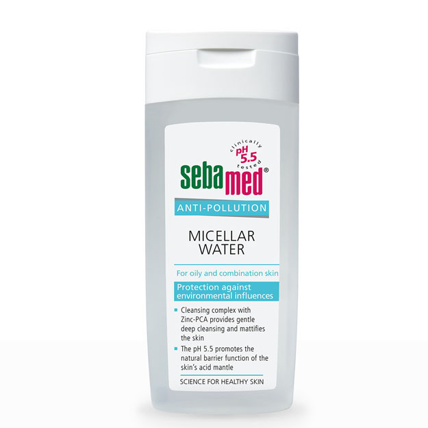 Sebamed anti-POLLUTION micelar water oily and combination skin 200 ml (yog'li va yog'li uchun misel suvi УТ-00005534