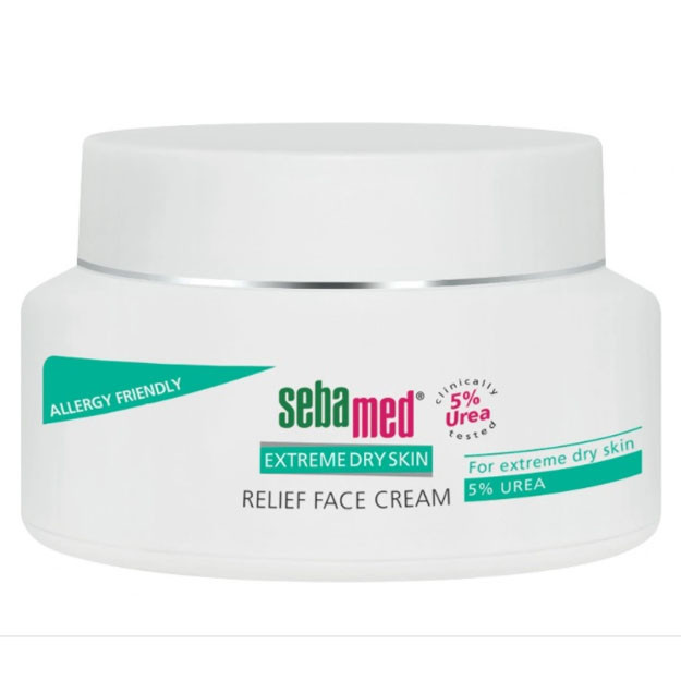 Sebamed EXTREME DRY skin relief face cream 5% urea 50ml (qayta tiklash uchun ekstremal yuz kremi  УТ-00005541