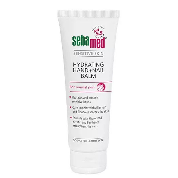 Sebamed SENSITIVE SKIN hydtrating hand+nail balm 75 ml (quruq teri uchun nemlendirici УТ-00005555