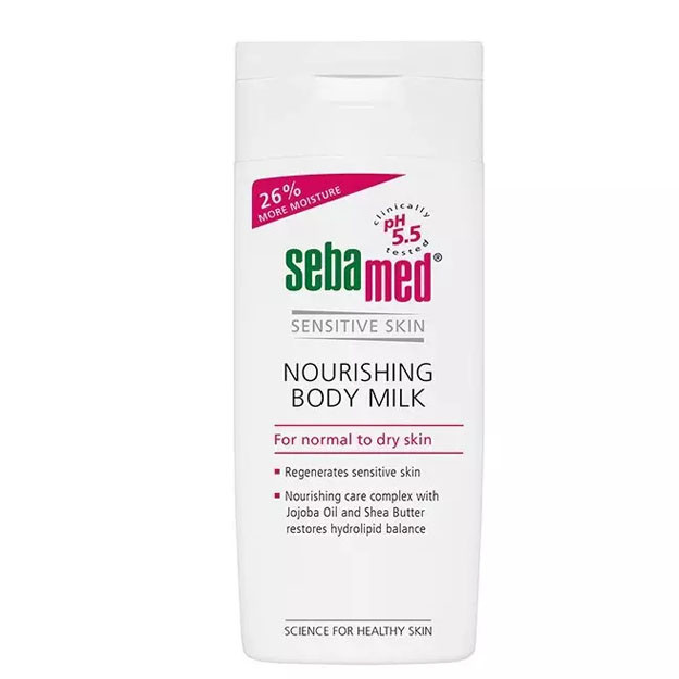 Sebamed SENSITIVE SKIN nutishing body milk (sezgir terining quruq terisi uchun namlovchi sut  УТ-00005560