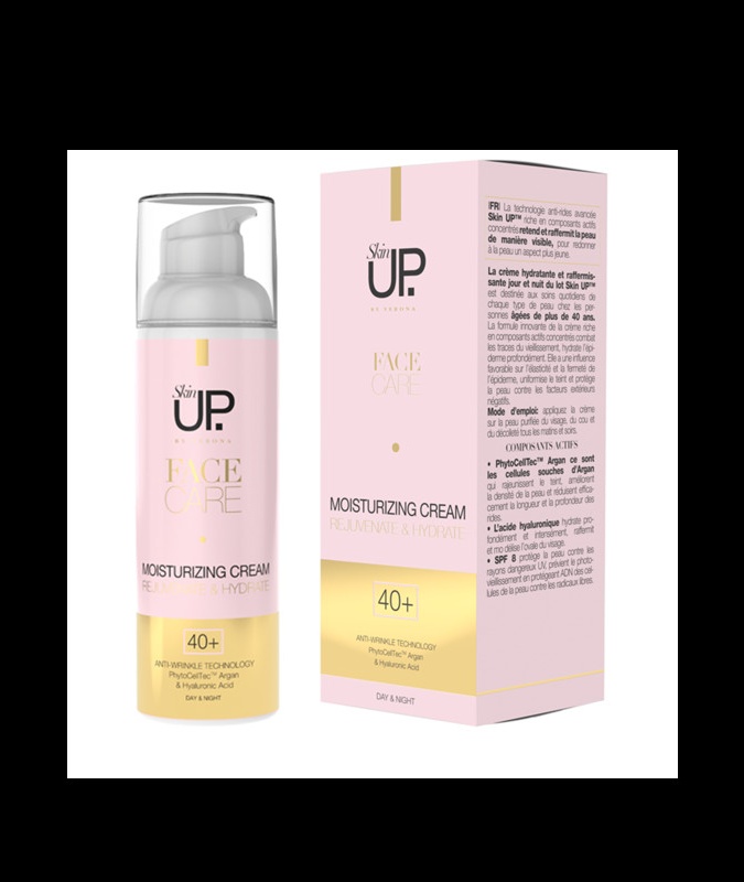 SKIN UP KREM DO TWARZY 40+ NAWILŻAJĄCY NA DZIEŃ I NA NOC SPF 8  УТ-00002132
