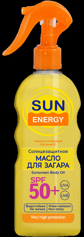 "Quyosh energiyasi" quyoshdan himoya qiluvchi yog ' SPF 50+, 200 ml  УТ-00006059
