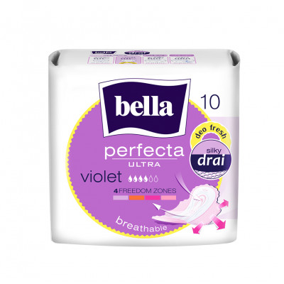 Супертонкие ж/г впит. прокладки Bella Perfecta ULTRA VIOLET, 10 шт. в п/у УТ-00003830