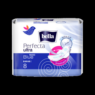 Juda nozik temir-beton. "Bella Perfecta Ultra Maxi BLUE" qistirmalari p/up da 8 dona. УТ-00003816