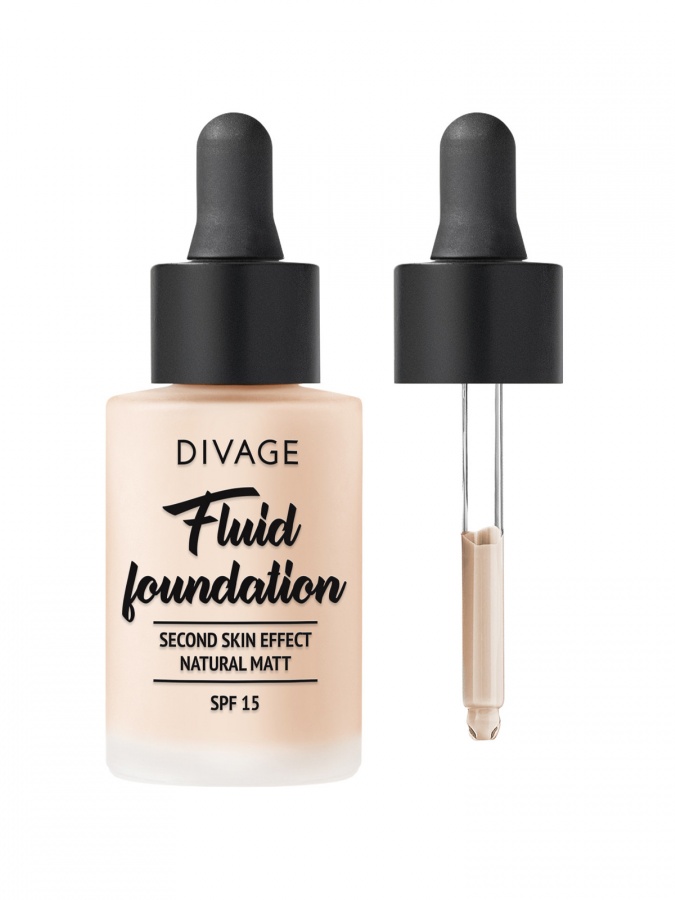 Divage tester Fluid Foundation yuz uchun suyuqlik fondi № 01W  УТ-00005356