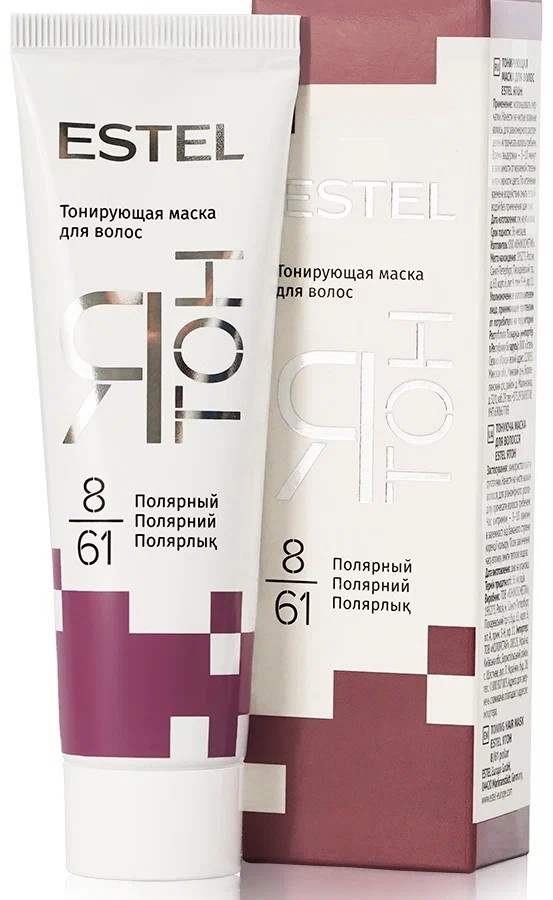 ESTEL rangli sochlar uchun niqob Yaton Polar (60 ml) 8/61 YT8 / 61 УТ-00004272