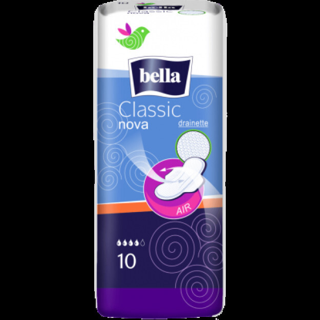 Традиционные прокладки "Bella CLASSIC NOVA" 10 в полиэтиленовой упаковке УТ-00003832