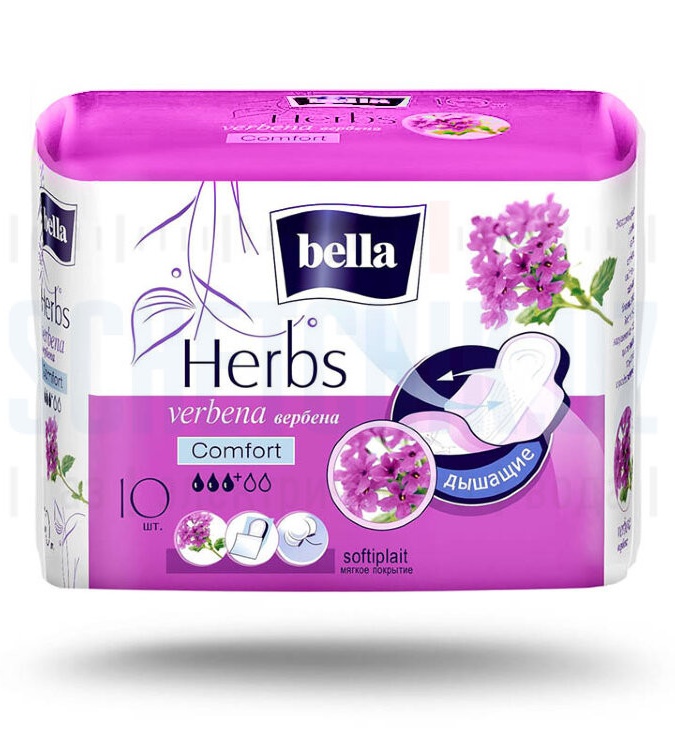 Традиционные прокладки Bella Herbs Verbena Comfort 10шт. в полиэт.уп.(вербена) УТ-00003794