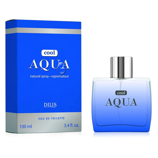 Erkaklar uchun tualet suvi "Cool AQUA" 100ml. Dilis / 12 / M  УТ-00000623
