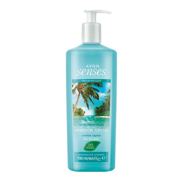 Увлажняющий гель для душа "Морская лагуна" серии AVON Senses, 700ml УТ-00000847