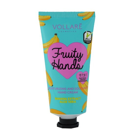 V KREM DO RĄK FRUITY HANDS NAWILŻAJĄCO-ŁAGODZĄCY BANAN УТ-00002172